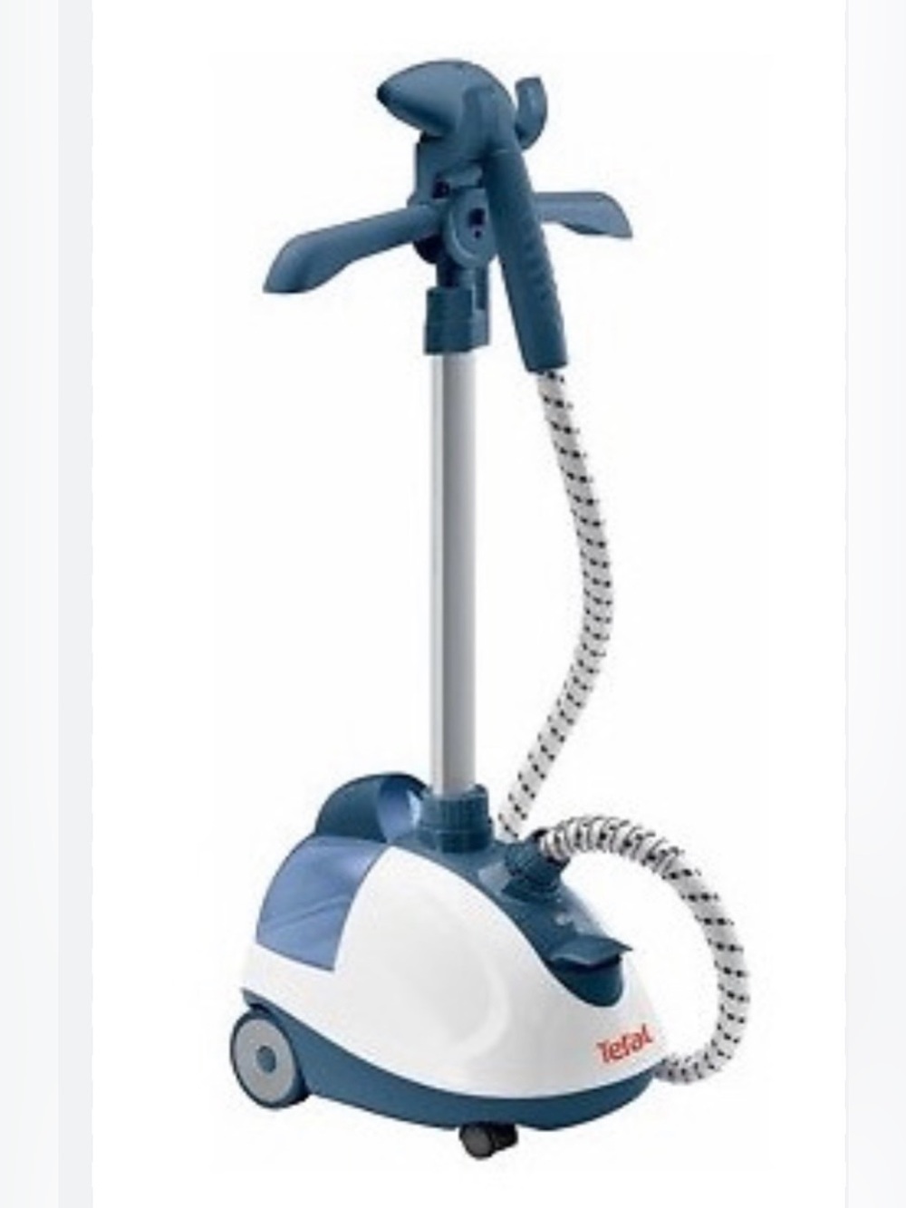 Blue and White Garment Steamer - Powerful Home Steamer